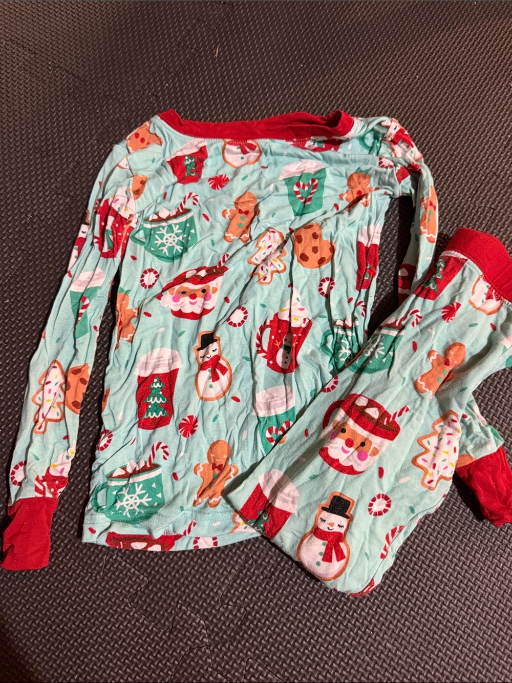 Little sleepies holiday cookie pajamas